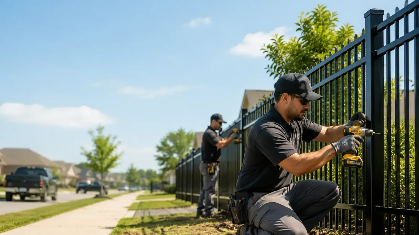 Metal Fence Installation in Huntley, IL